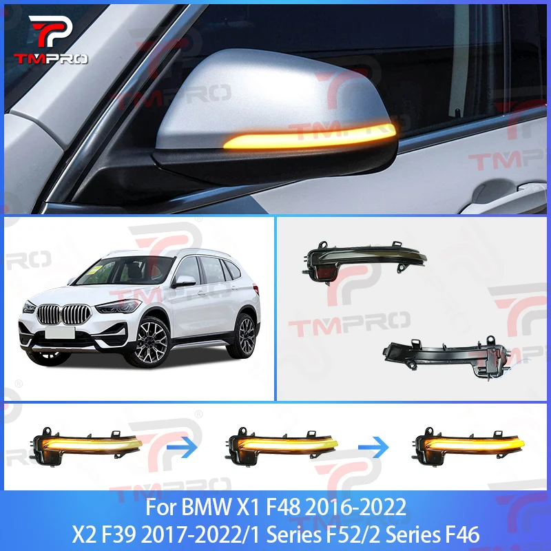 2x LED Side Mirror Dynamic Turn Signal Sequential Light For BMW X1 F48 X2 F39 1Series F52 2Series F46 Blue Light
2x LED Side Mirror Dynamic Turn Signal Sequential Light For BMW X1 F48 X2 F39 1Series F52 2Series F46 Blue Light