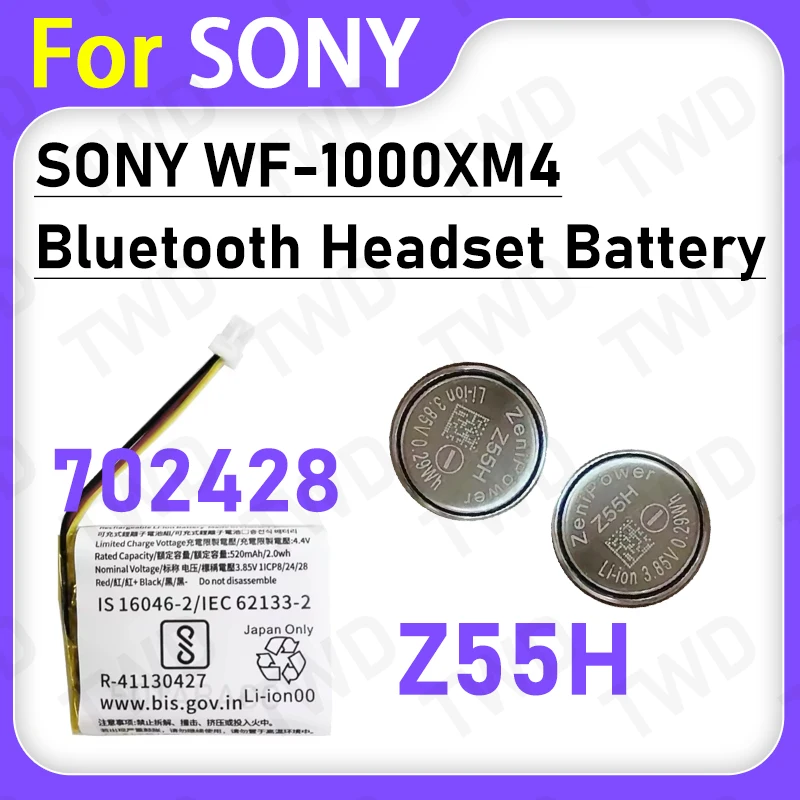 100% Brand New High Quality For Sony WF-1000XM4 Battery 702024 Z55H Replacement +Free Tools
100% Brand New High Quality For Sony WF-1000XM4 Battery 702024 Z55H Replacement +Free Tools
