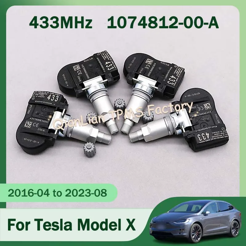 4 шт. датчик TPMS 433 МГц 1074812 -00-A для Tesla Model X S 3, система контроля давления в шинах TPMS 107481200 A
4 шт. датчик TPMS 433 МГц 1074812 -00-A для Tesla Model X S 3, система контроля давления в шинах TPMS 107481200 A