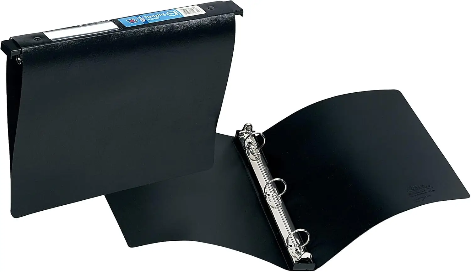 Hanging Storage 3 Ring Binder 1 Inch Round Rings with Hangers for File Organizers, Black
Hanging Storage 3 Ring Binder 1 Inch Round Rings with Hangers for File Organizers, Black