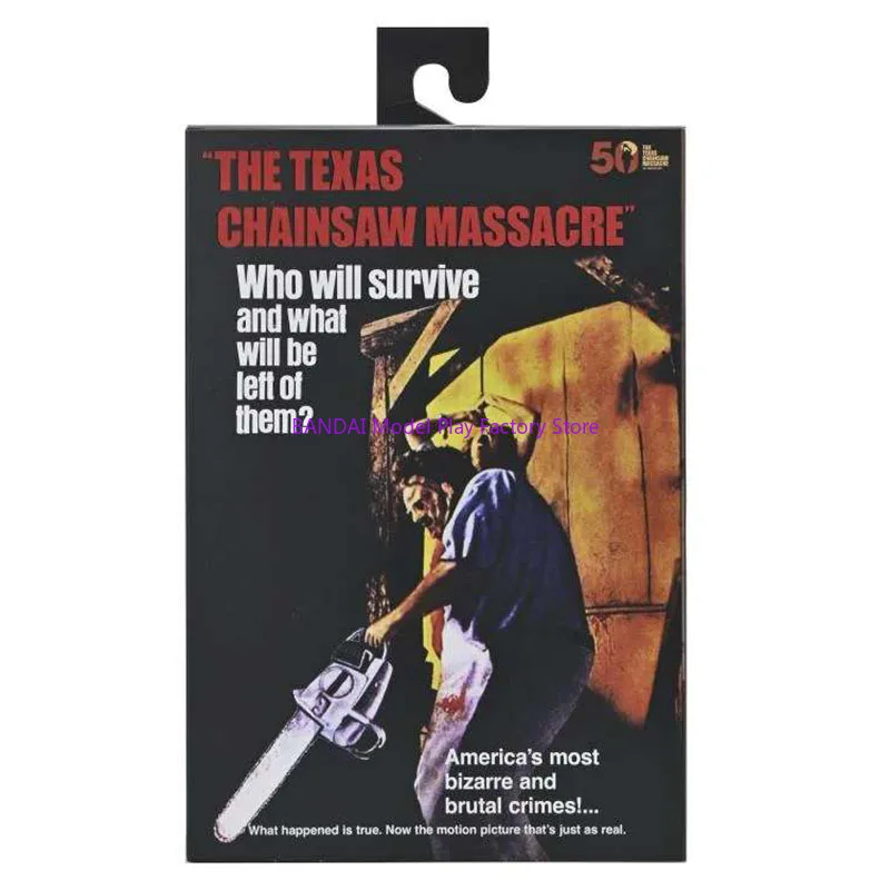 В наличии Оригинальная 7-дюймовая идеальная фигурка NECA 41607 с кожаным лицом на 50-летие
В наличии Оригинальная 7-дюймовая идеальная фигурка NECA 41607 с кожаным лицом на 50-летие