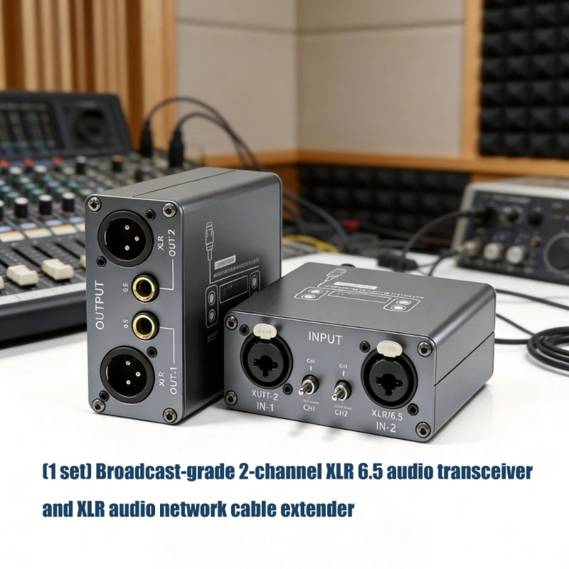 RJ45 to 2 Channel 3Pin XLR cable Extender Extender For Stage Sound Lighting and Recording Studio
RJ45 to 2 Channel 3Pin XLR cable Extender Extender For Stage Sound Lighting and Recording Studio