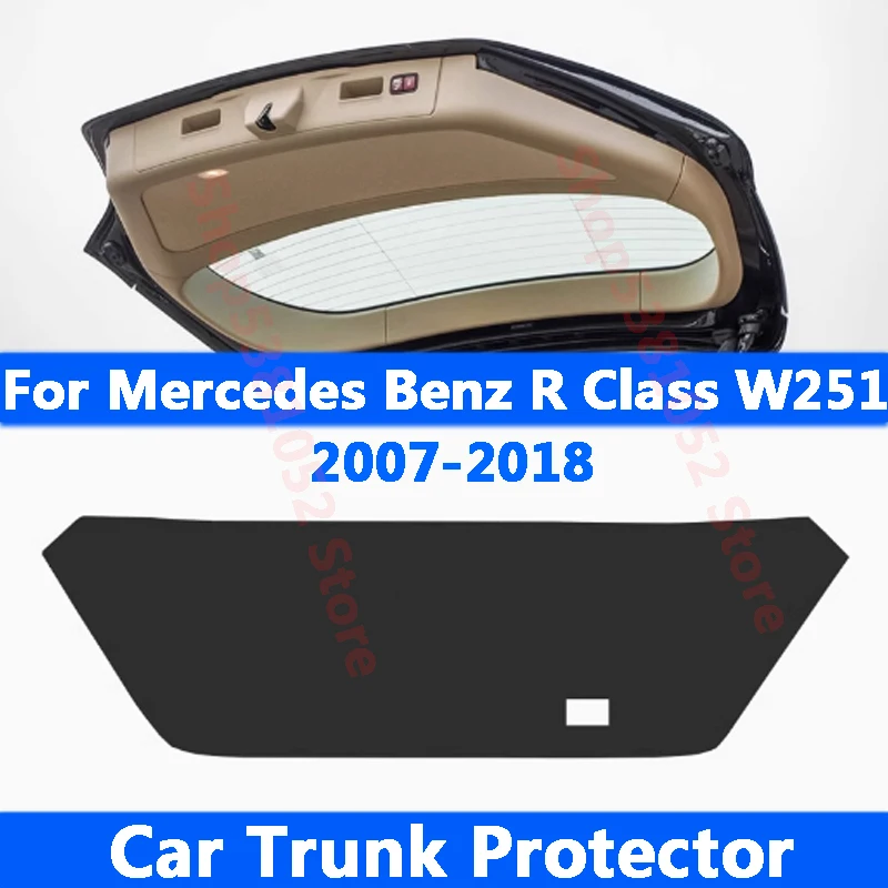 For Mercedes Benz R Class W251 2007-2018 Car Rear Trunk Tailgate Protection Pad Trunk PU Leather Anti-dirty Pad Accessories
For Mercedes Benz R Class W251 2007-2018 Car Rear Trunk Tailgate Protection Pad Trunk PU Leather Anti-dirty Pad Accessories