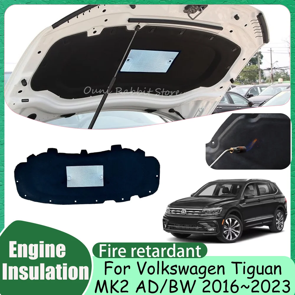 For Volkswagen VW Tiguan MK2 AD BW R-Line 2016~2023 Car Hood Thermal lining Engine Soundproof Cotton Insulation Mat Accessories
For Volkswagen VW Tiguan MK2 AD BW R-Line 2016~2023 Car Hood Thermal lining Engine Soundproof Cotton Insulation Mat Accessories