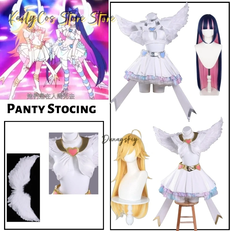 New Angel Transformation Cosplay Anime Panty Stocing Garterbelt Costume Women Sexy Student Uniform Jk Mini Skirt Outfit
New Angel Transformation Cosplay Anime Panty Stocing Garterbelt Costume Women Sexy Student Uniform Jk Mini Skirt Outfit