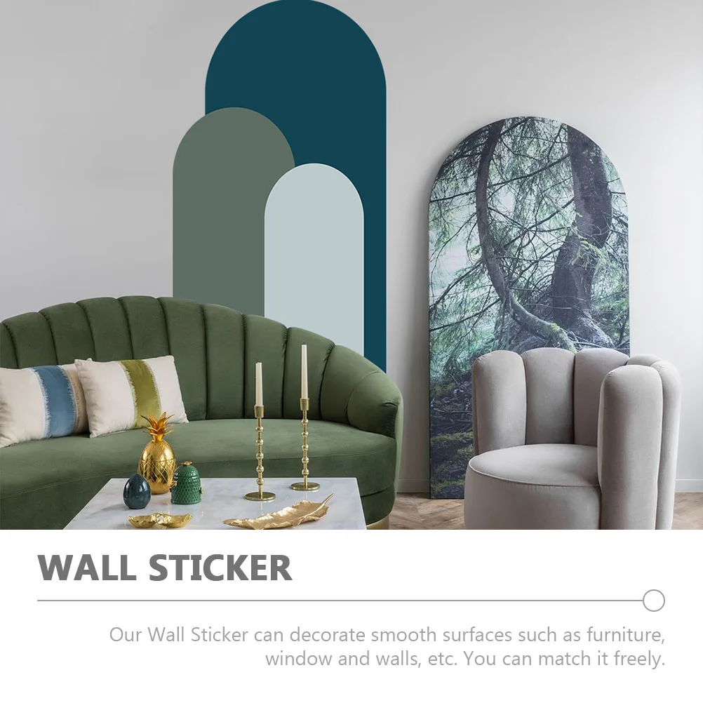 PVC Geometric Style Wall Decal Self-Adhesive Art Wall Sticker Decorative Living Room Bedroom Wall Decor Removable
PVC Geometric Style Wall Decal Self-Adhesive Art Wall Sticker Decorative Living Room Bedroom Wall Decor Removable