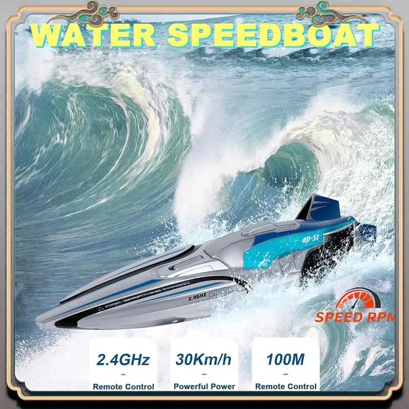 Durable S1 2.4G High-Speed Remote Control Speedboat 30Km/H Waterproof Electric Remote Control Double Propoler
Durable S1 2.4G High-Speed Remote Control Speedboat 30Km/H Waterproof Electric Remote Control Double Propoler