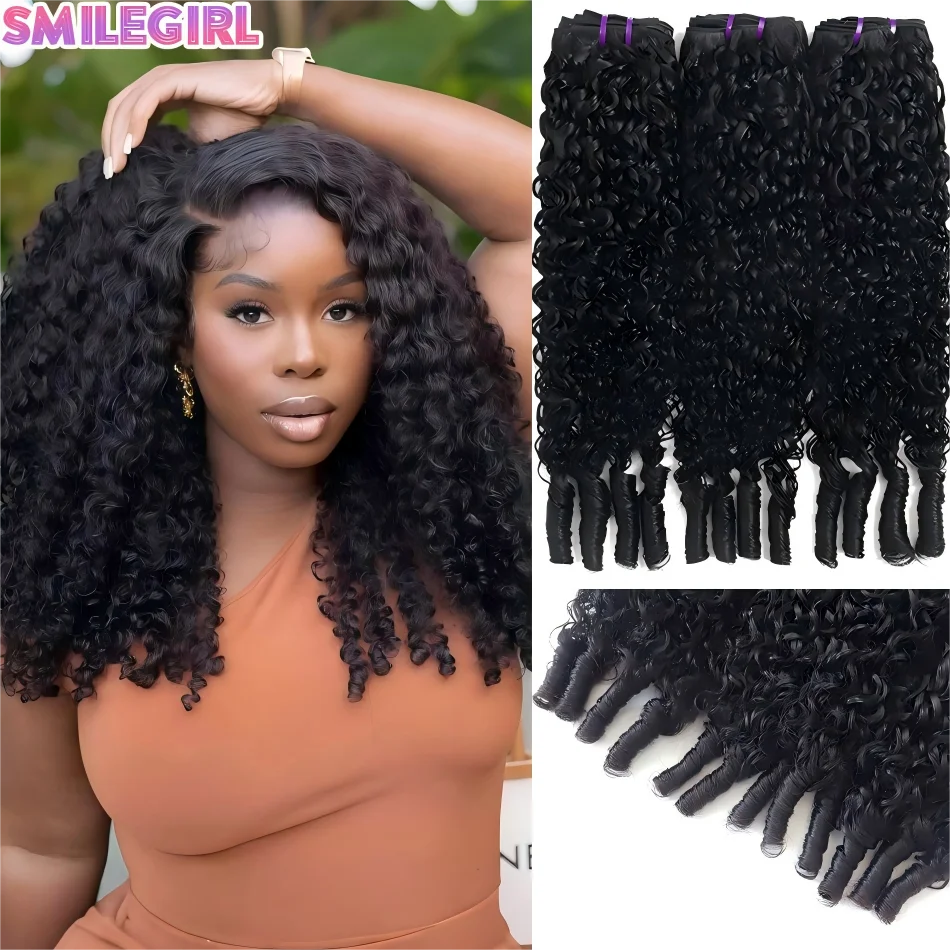 Burmese Curly Bundles Human Hair Synthetic Deep Curly Bundles With Spiral Ends Quick Weave Extensions For Women 12 14 16 18 Inch
Burmese Curly Bundles Human Hair Synthetic Deep Curly Bundles With Spiral Ends Quick Weave Extensions For Women 12 14 16 18 Inch
