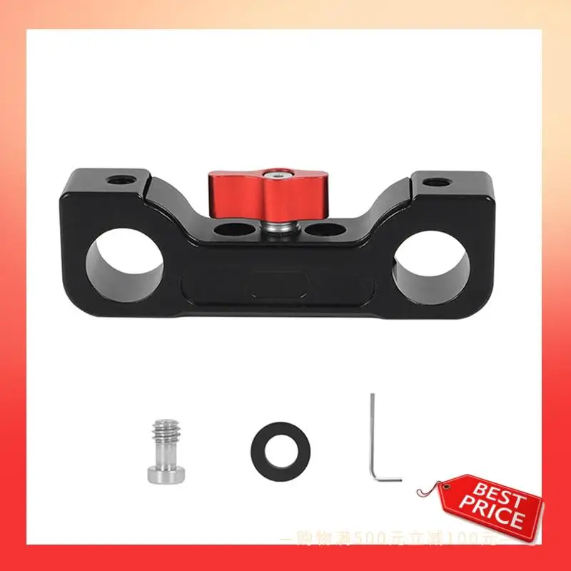 ABNR Photographic Universal 15Mm Double Hole Tubing Clamp Single Knob Locking Clamp Cage Rail Mounting Connector,C Easy T
ABNR Photographic Universal 15Mm Double Hole Tubing Clamp Single Knob Locking Clamp Cage Rail Mounting Connector,C Easy T