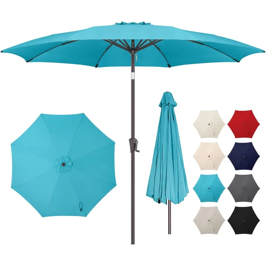 11-футовый уличный зонт для патио - настольный зонт, водонепроницаемый, с защитой от ультрафиолета, Sombrillas de Patio с кнопкой TiltandCrank, солнцезащитный зонт
11-футовый уличный зонт для патио - настольный зонт, водонепроницаемый, с защитой от ультрафиолета, Sombrillas de Patio с кнопкой TiltandCrank, солнцезащитный зонт