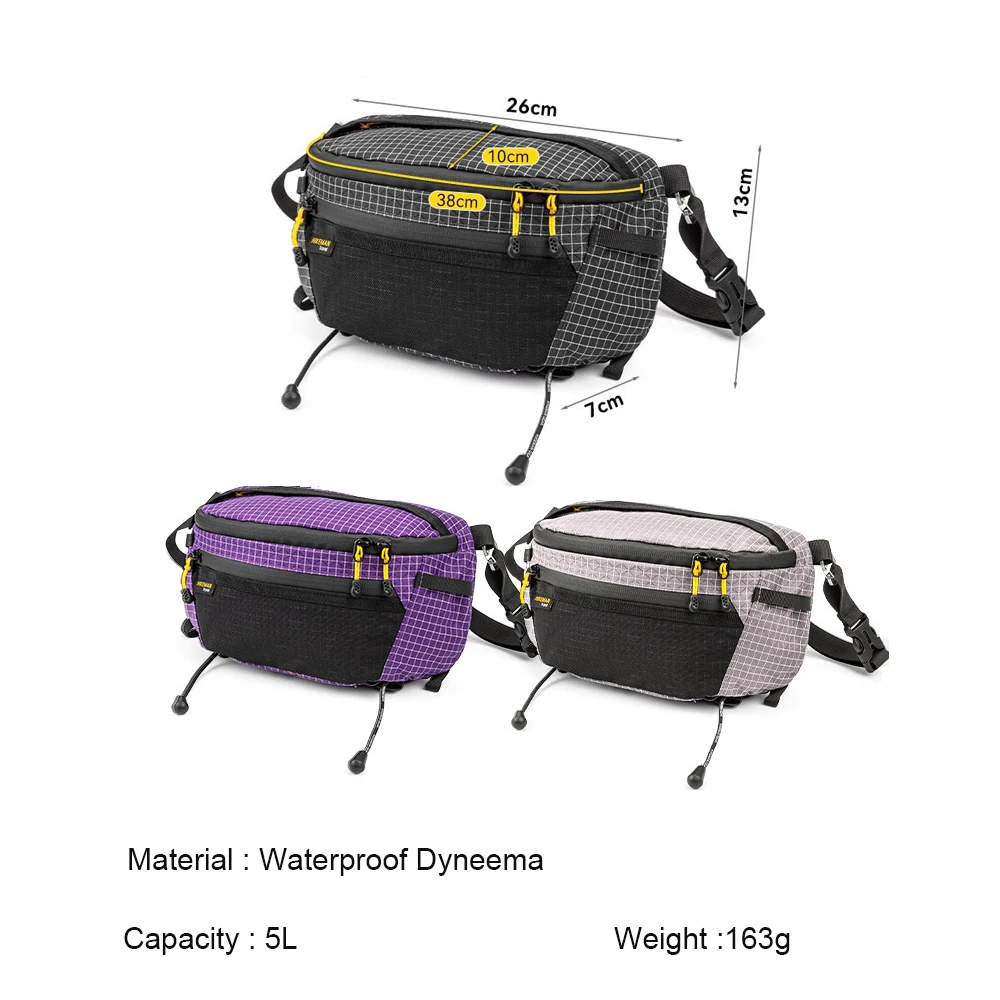 Multifunctional Waterproof UHMWPE Chest Pack Large Capacity Crossbody Travel Waist Bag For Cycling Hiking Outdoor Sports 2L
Multifunctional Waterproof UHMWPE Chest Pack Large Capacity Crossbody Travel Waist Bag For Cycling Hiking Outdoor Sports 2L