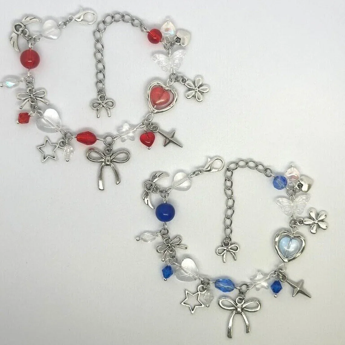 Matching Romeo Juliette Cluster Bracelet | Friendship Couple Set, Gift, Red and Blue Theme, Charming Bracelet, Handmade Stylish
Matching Romeo Juliette Cluster Bracelet | Friendship Couple Set, Gift, Red and Blue Theme, Charming Bracelet, Handmade Stylish