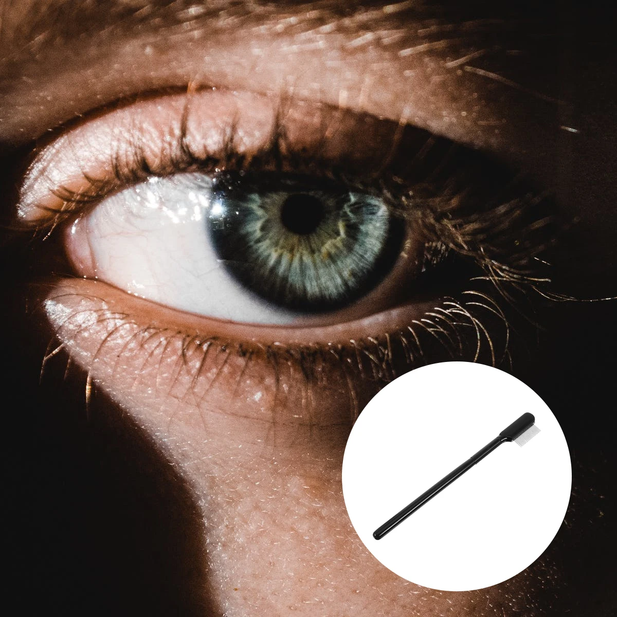 Eyebrow Comb Single Sided Stainless Steel Black Handle Eyelash Brush Lash Brow Comb Makeup Brush Long Handle Easy Clean
Eyebrow Comb Single Sided Stainless Steel Black Handle Eyelash Brush Lash Brow Comb Makeup Brush Long Handle Easy Clean