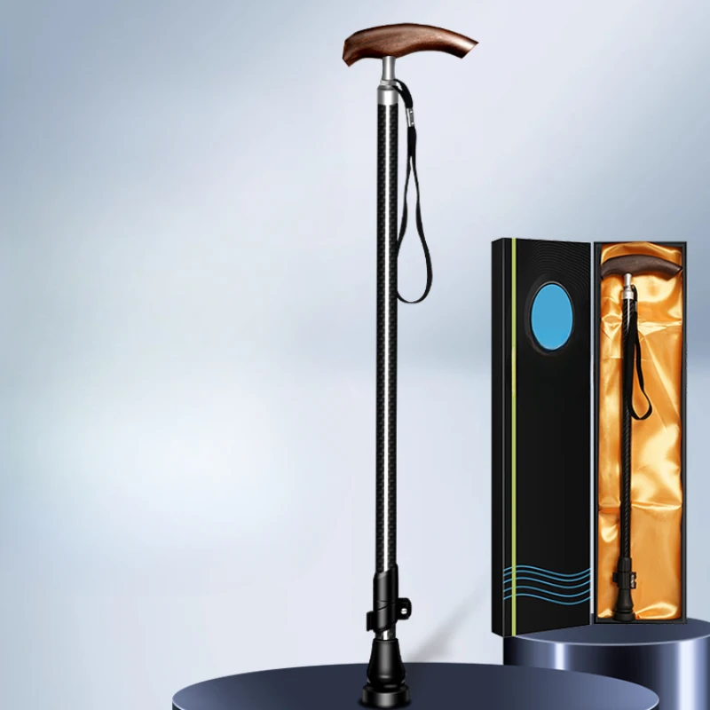 The old man's crutch carbon is ultra-light, telescopic, non-slip and lightweight
The old man's crutch carbon is ultra-light, telescopic, non-slip and lightweight