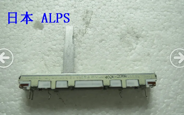 Япония ALPS 6 см 60 мм A20K одиночный прямой скользящий потенциометр двухтактный 3-контактный потенциометр ручка 25 мм переключатель
Япония ALPS 6 см 60 мм A20K одиночный прямой скользящий потенциометр двухтактный 3-контактный потенциометр ручка 25 мм переключатель