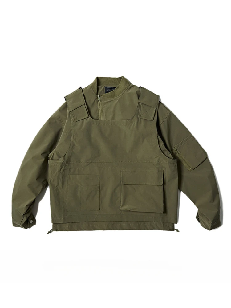 Men Women Japanese Retro Pullover Multifunctional Jackets Trendy Brand Spring Autumn Casual Loose Tactical Vest Workwear Coats
Men Women Japanese Retro Pullover Multifunctional Jackets Trendy Brand Spring Autumn Casual Loose Tactical Vest Workwear Coats