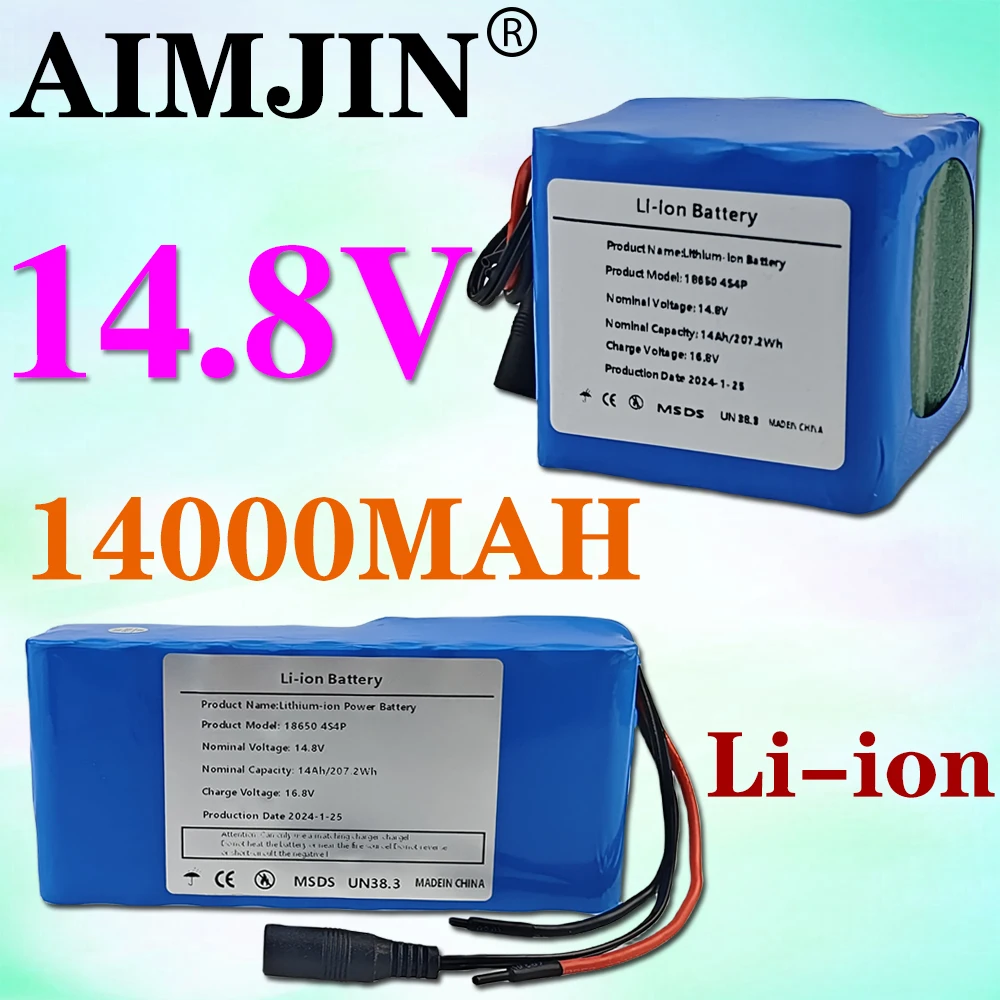 New 14.8V 14Ah 18650 4S4P Lithium Battery Pack For LED Night Fishing Lamp Heater Miner Lamp Amplifier Cell+16.8V 2A Charger
New 14.8V 14Ah 18650 4S4P Lithium Battery Pack For LED Night Fishing Lamp Heater Miner Lamp Amplifier Cell+16.8V 2A Charger