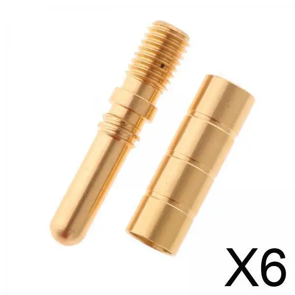 6x Pool Cue Joint Screw Snooker Cue Extension Joint Easy to Install Pool Cue Joint Threads Cue Stick Hardware for Better Control
6x Pool Cue Joint Screw Snooker Cue Extension Joint Easy to Install Pool Cue Joint Threads Cue Stick Hardware for Better Control