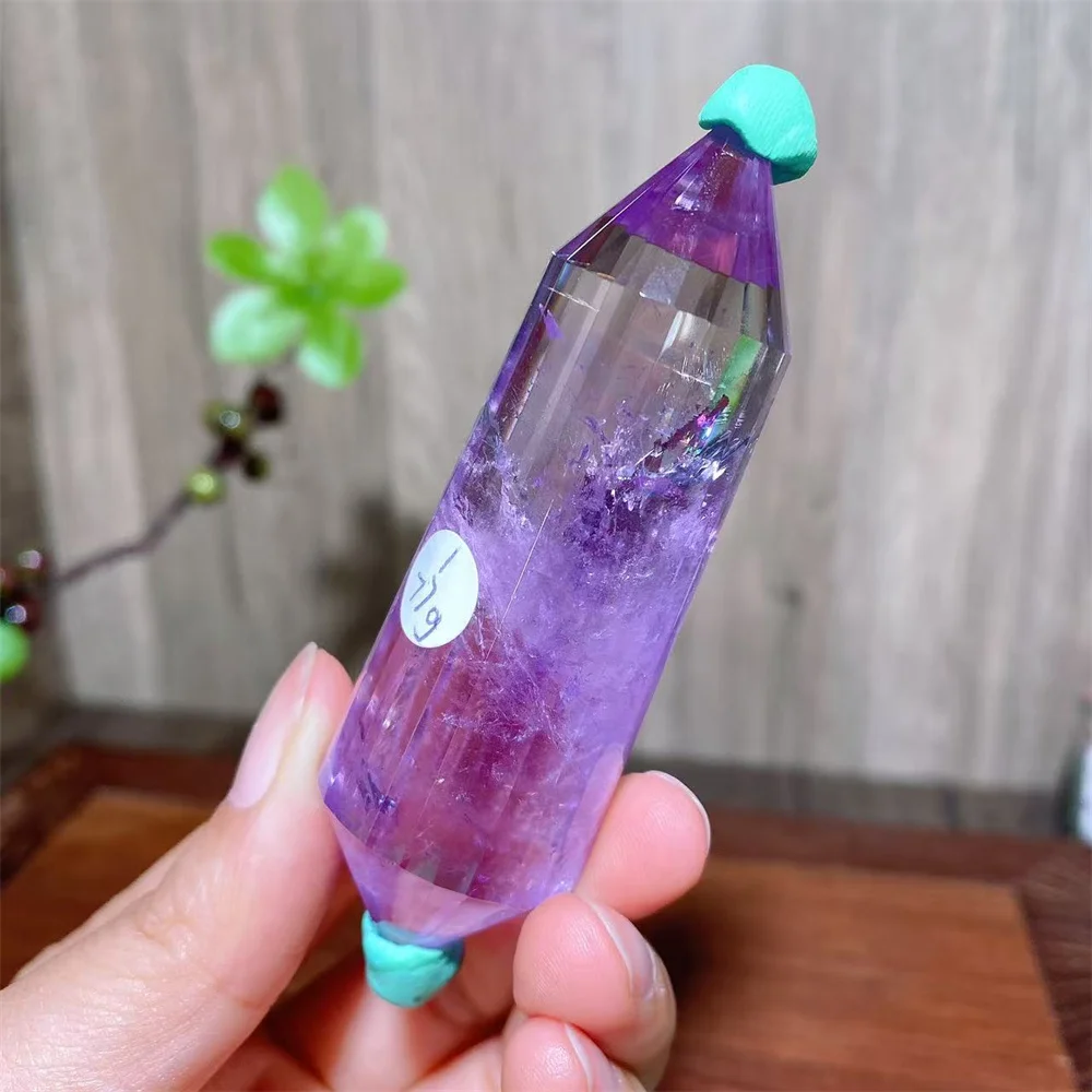 High Quality Rainbow Amethyst Hand Cut 24 Crystal Dt Double Tips Healing Crystals Reiki Home Decor Crafts Gift
High Quality Rainbow Amethyst Hand Cut 24 Crystal Dt Double Tips Healing Crystals Reiki Home Decor Crafts Gift