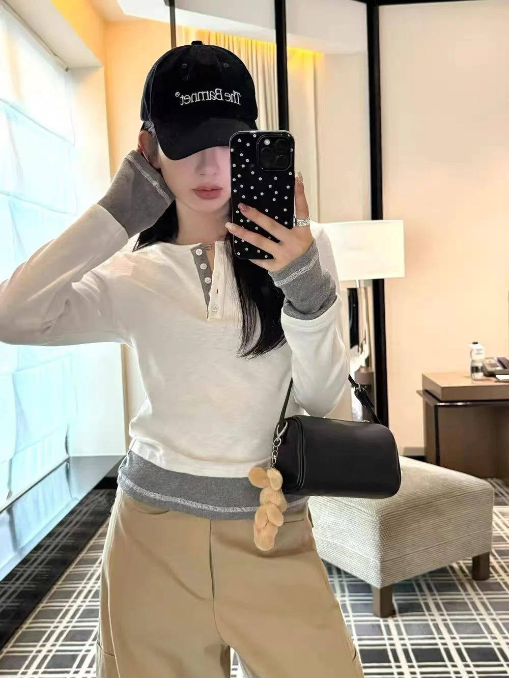 Commute Sle Fce Lined f Open Collar Color Blo Fake Two Piece Base irt Small irt Korean Version Slim Fit Cotton ...
Commute Sle Fce Lined f Open Collar Color Blo Fake Two Piece Base irt Small irt Korean Version Slim Fit Cotton ...