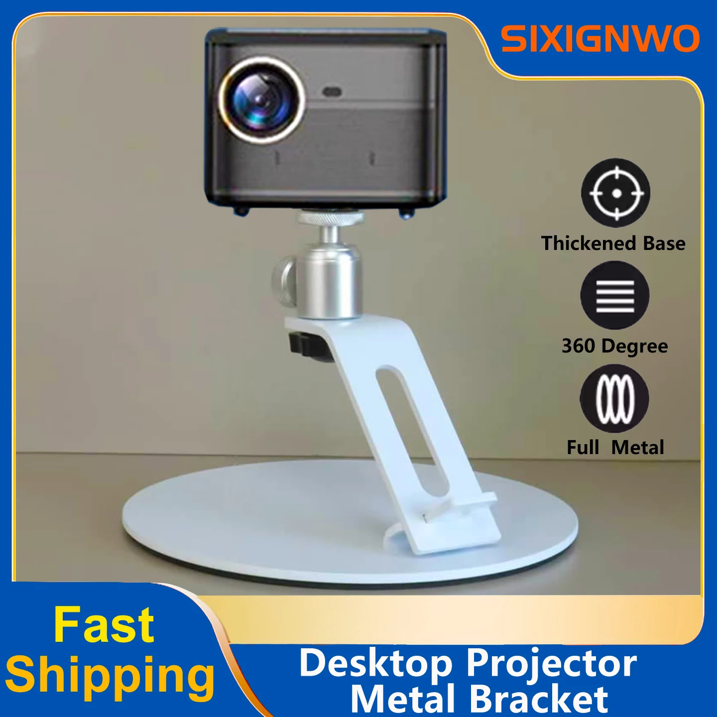 Projector Stand Metal Angle Adjustment Desktop Holder Universal Projector Bracket
Projector Stand Metal Angle Adjustment Desktop Holder Universal Projector Bracket