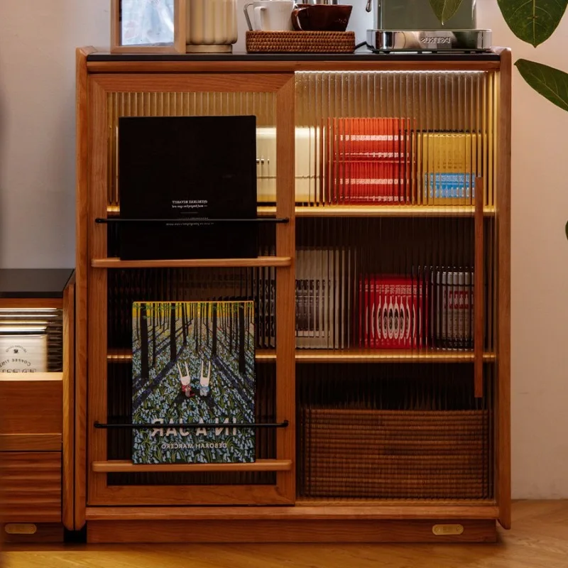 Side TV cabinet Locker living room Cherry wood storage Wall solid wood Locker
Side TV cabinet Locker living room Cherry wood storage Wall solid wood Locker