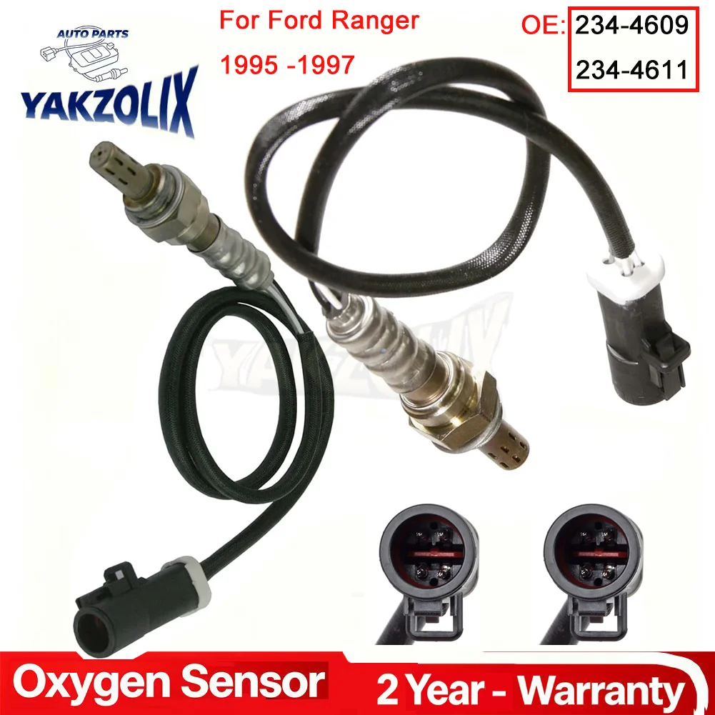 2 Pcs For Ford Ranger 2.3L 1995 1996 1997 Upstream Downstream O2 Oxygen Sensor Front Rear Lambda 234-4609 234-4611 Auto Parts
2 Pcs For Ford Ranger 2.3L 1995 1996 1997 Upstream Downstream O2 Oxygen Sensor Front Rear Lambda 234-4609 234-4611 Auto Parts