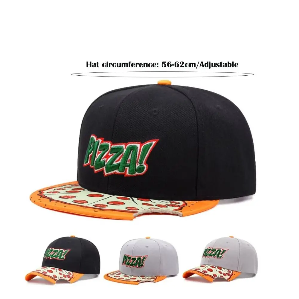 Модные высококачественные повседневные шляпы в стиле хип-хоп PIZZA, регулируемая бейсболка с вышивкой, дышащие шляпы Snapback, унисекс 
Модные высококачественные повседневные шляпы в стиле хип-хоп PIZZA, регулируемая бейсболка с вышивкой, дышащие шляпы Snapback, унисекс