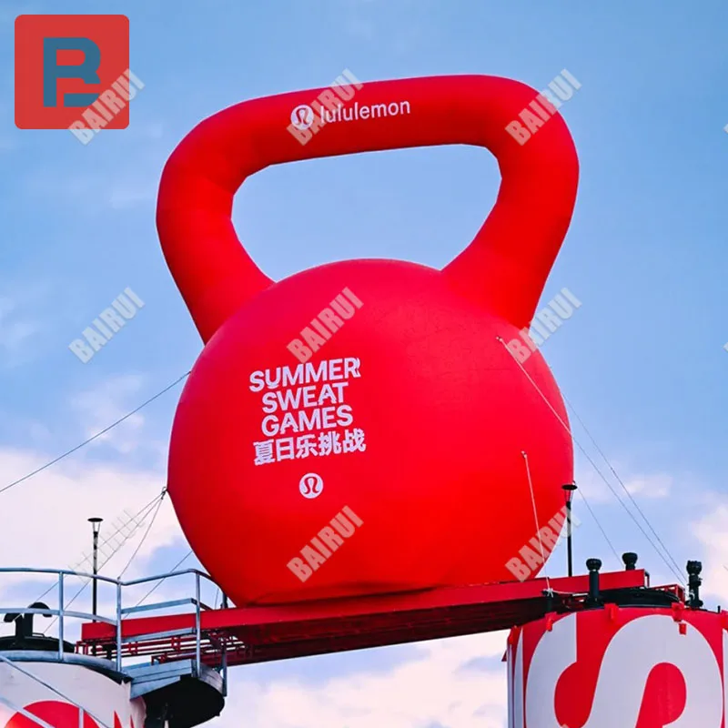 Inflatable simulation kettlebell dumbbell model sports equipment fitness life festival IP custom logo activities lighting advert
Inflatable simulation kettlebell dumbbell model sports equipment fitness life festival IP custom logo activities lighting advert