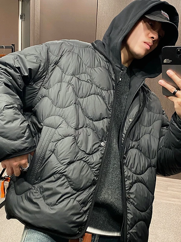 Men's Lightweight Padded Jaet Hooded Du down Quilted Embroidered Casual Sle Thiened Polyester Fiber Coat
Men's Lightweight Padded Jaet Hooded Du down Quilted Embroidered Casual Sle Thiened Polyester Fiber Coat