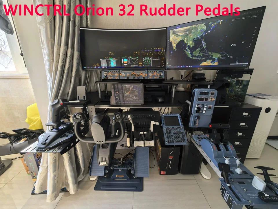 Simplayer WINWING Orion 32 Damping Version Rudder Pedal Full-scale Airliner Flight Game Simulator Pedal Support for DCS/X-Plane/
Simplayer WINWING Orion 32 Damping Version Rudder Pedal Full-scale Airliner Flight Game Simulator Pedal Support for DCS/X-Plane/