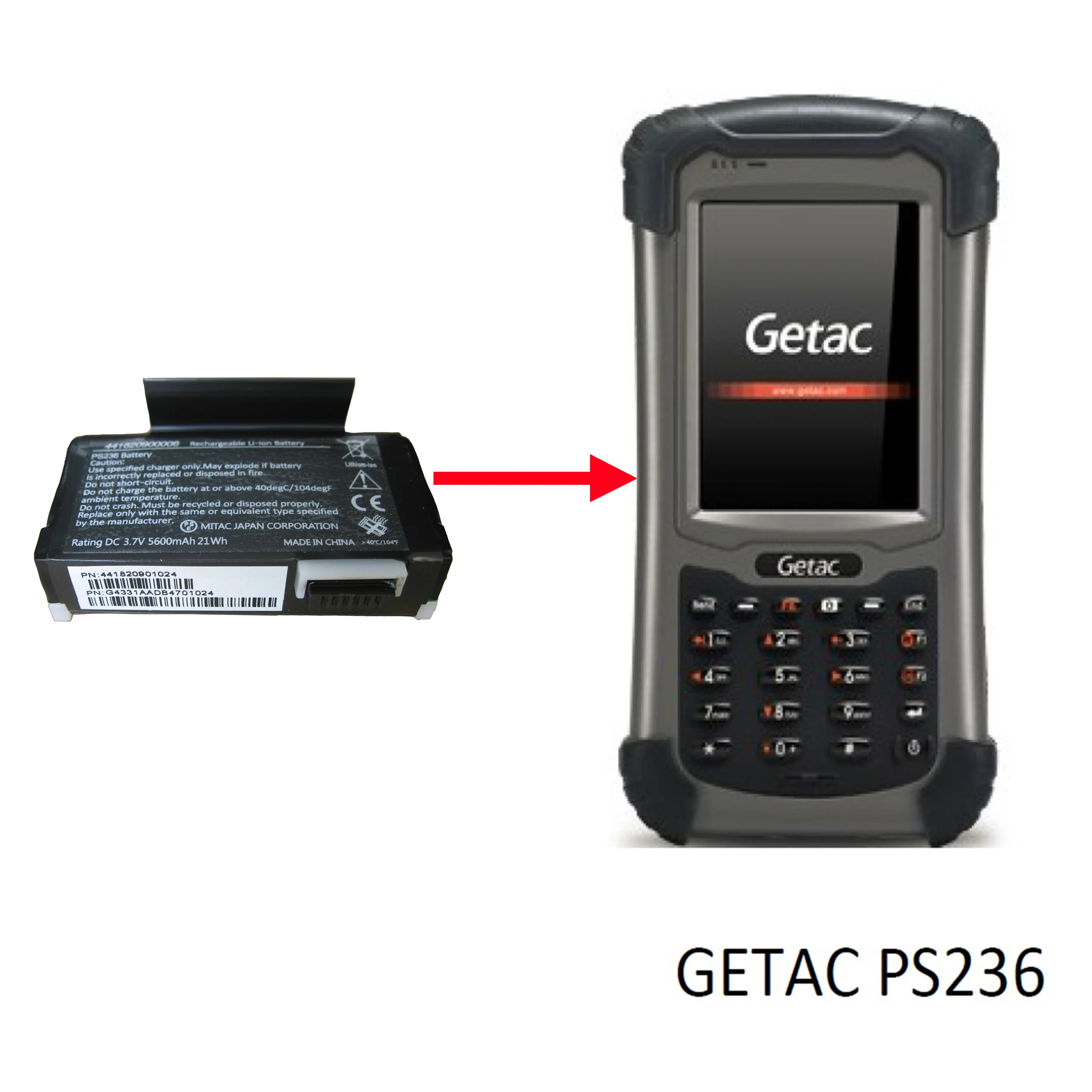 441820900006 Battery for Getac PS236 PS336 Unistrong GNSS GPS RTK Data Controller
441820900006 Battery for Getac PS236 PS336 Unistrong GNSS GPS RTK Data Controller