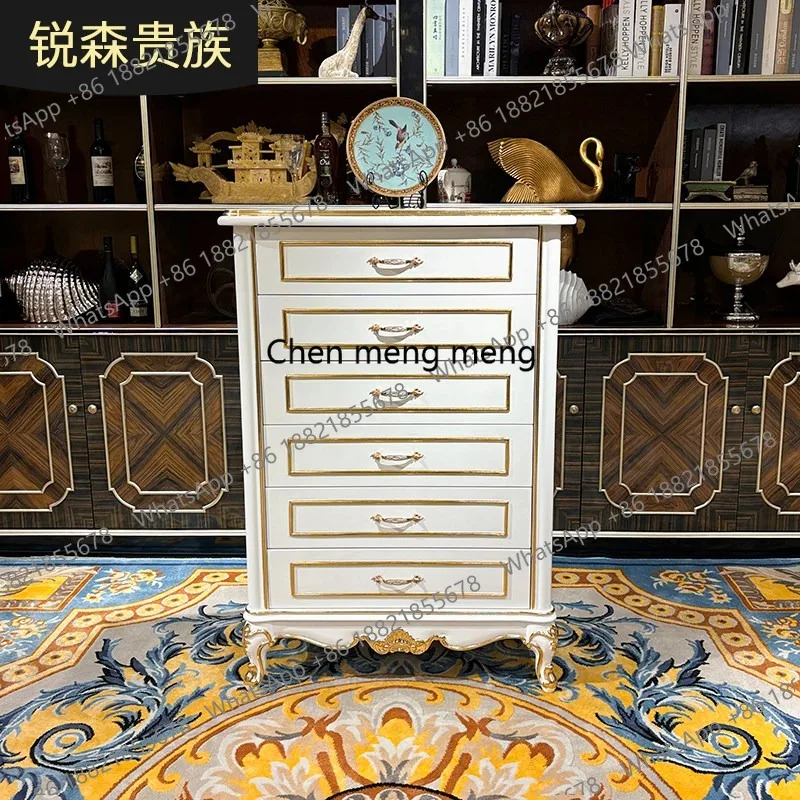 French luxury six-chest of drawers European solid wood bedroom living room storage cabinet
French luxury six-chest of drawers European solid wood bedroom living room storage cabinet