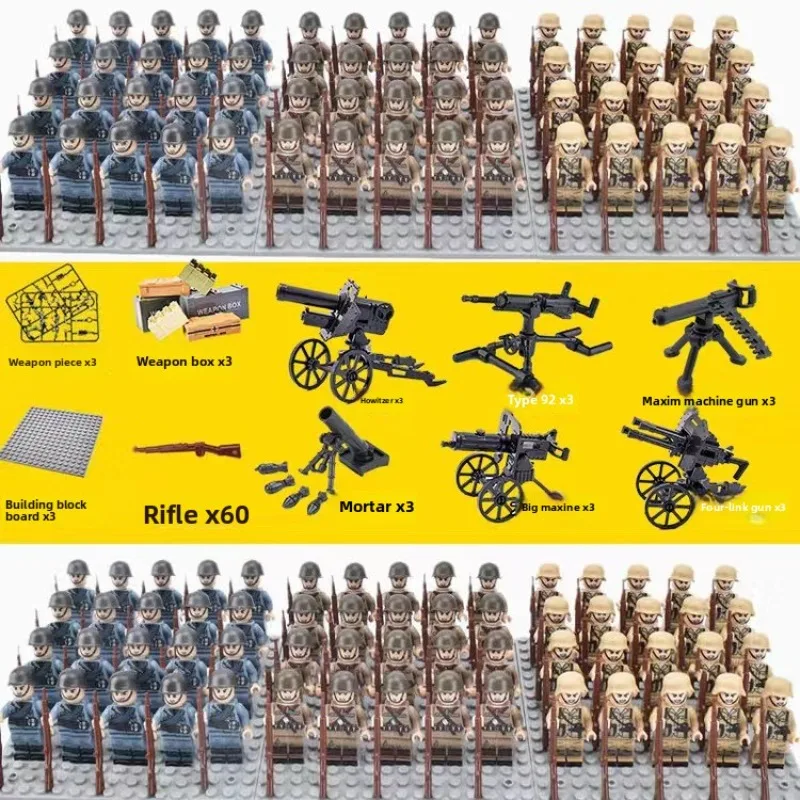 Building blocks World War II Corps Navy mini humanoid doll birthday gift toy cartoon character puzzle assembled building blocks
Building blocks World War II Corps Navy mini humanoid doll birthday gift toy cartoon character puzzle assembled building blocks