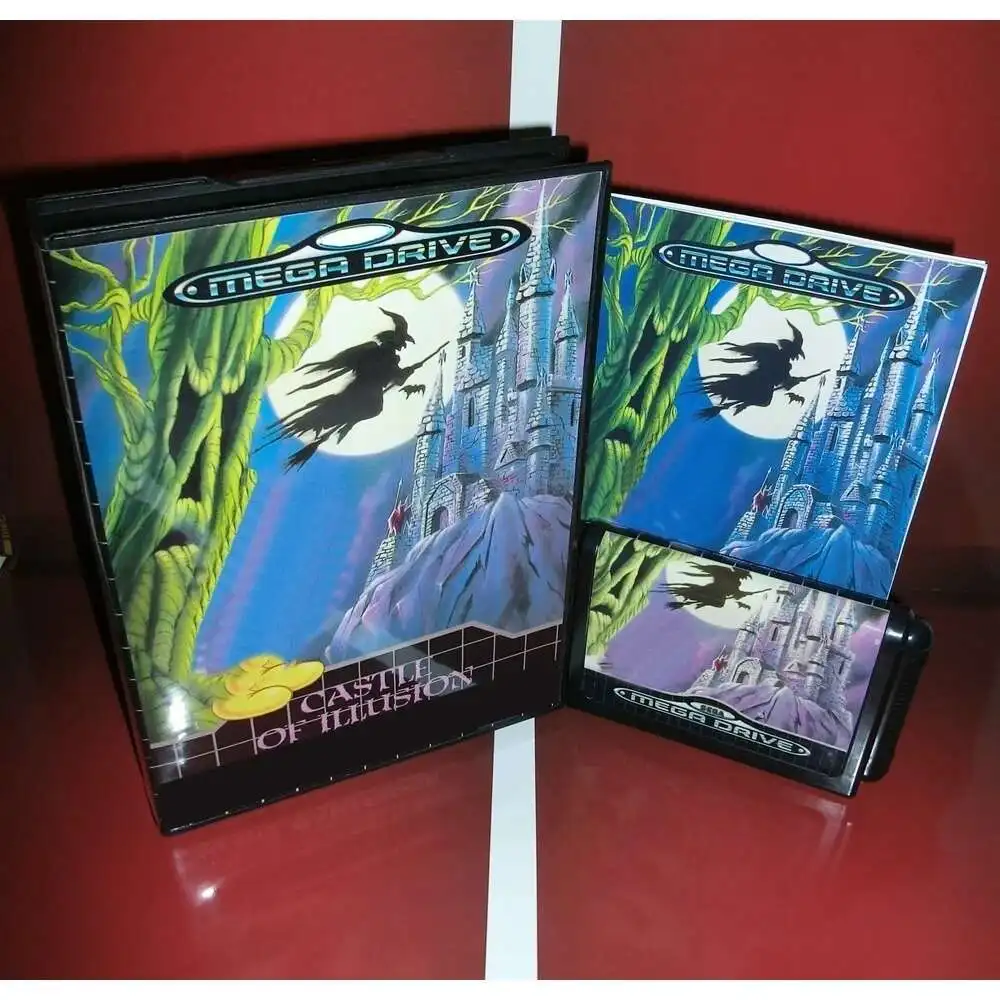 New Arrival Castle Of Illusion Starring MM 16bit MD Game Card With Retail Box & Manual Book For Sega Mega Drive/ Genesis
New Arrival Castle Of Illusion Starring MM 16bit MD Game Card With Retail Box & Manual Book For Sega Mega Drive/ Genesis