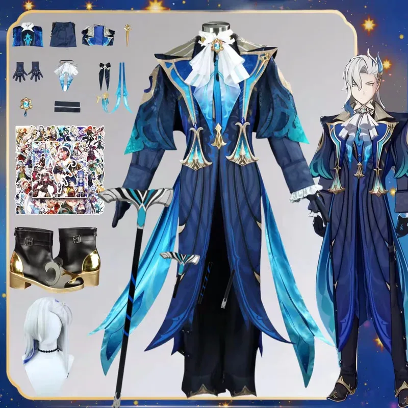 Neuvillette Косплей Костюм Парик Красивая Униформа Обувь Одежда Impact Neuvillette Cos Костюмы Хэллоуин Ролевые Игры Костюмы
Neuvillette Косплей Костюм Парик Красивая Униформа Обувь Одежда Impact Neuvillette Cos Костюмы Хэллоуин Ролевые Игры Костюмы