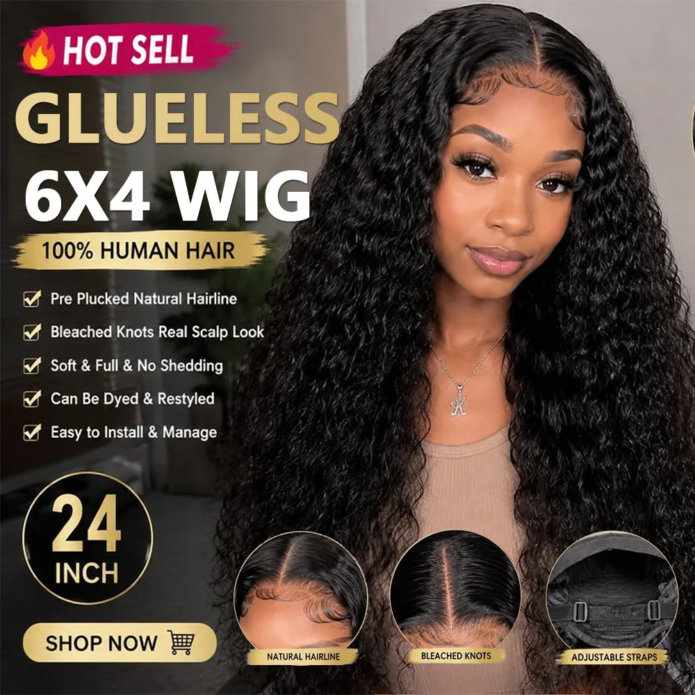 6x4 Glueless Wigs Human Hair 100% Human Hair Water Wave Human Hair Wig Wear And Go 30 Inch Wigs 100% Human Hair Pre Plucked Glueless Wig Human Hair Ready To Wear Brazilian Glueless Wigs 100 Human Hair 4 4 For Women Glueless Wig Human Hair
6x4 Glueless Wigs Human Hair 100% Human Hair Water Wave Human Hair Wig Wear And Go 30 Inch Wigs 100% Human Hair Pre Plucked Glueless Wig Human Hair Ready To Wear Brazilian Glueless Wigs 100 Human Hair 4 4 For Women Glueless Wig Human Hair