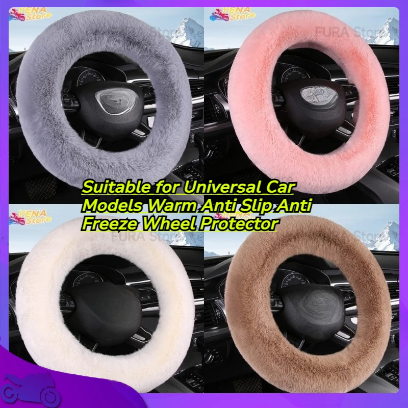 Plush Rabbit Fur Steering Wheel Cover for Winter Suitable for Universal Car Models Warm Anti Slip Anti Freeze Wheel Protector
Plush Rabbit Fur Steering Wheel Cover for Winter Suitable for Universal Car Models Warm Anti Slip Anti Freeze Wheel Protector