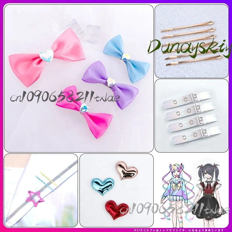 Game NEEDY GIRL OVERDOSE KAngel Cosplay Rhinestone Bowknot Hair Clips Lolita Girls Colorful Headwear Gift Customized
Game NEEDY GIRL OVERDOSE KAngel Cosplay Rhinestone Bowknot Hair Clips Lolita Girls Colorful Headwear Gift Customized