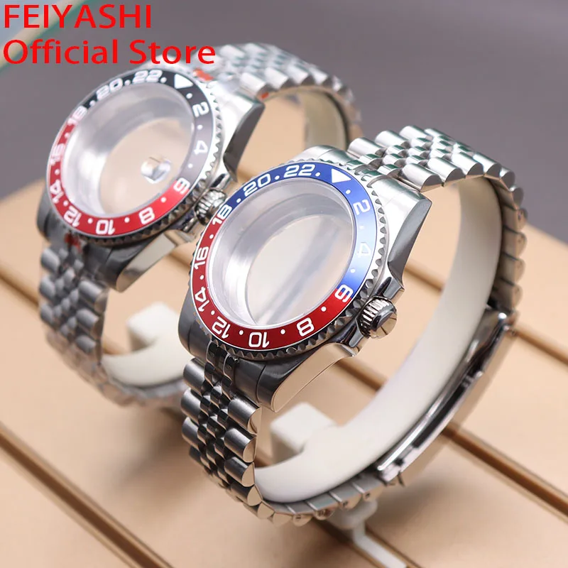 200M Diving Watch Case 40mm For GMT Seiko NH35 NH36 Miyota 8215 ETA 2824 Movement Jubilee Bracelet Sapphire Glass Slide Buckle
200M Diving Watch Case 40mm For GMT Seiko NH35 NH36 Miyota 8215 ETA 2824 Movement Jubilee Bracelet Sapphire Glass Slide Buckle