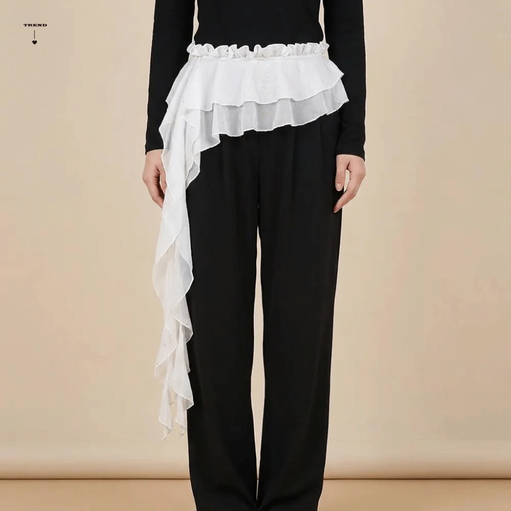 Fashion Solid Color Butt Curtain Skirt High Waist Y2K Ruffles Trim Butt Curtain Waist Scarf Lace Mini Apron Adult
Fashion Solid Color Butt Curtain Skirt High Waist Y2K Ruffles Trim Butt Curtain Waist Scarf Lace Mini Apron Adult