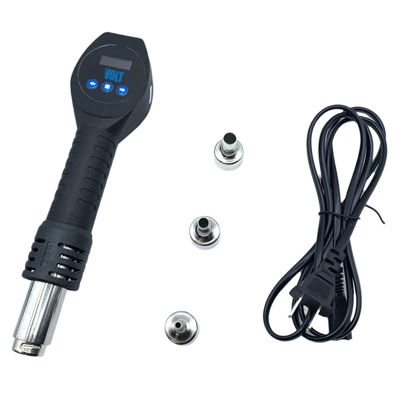 PTS550W Портативный портативный горячий воздух Guntool 550 Вт PID контроль температуры 100-450 ° Регулируемый инструмент для ремонта горячего воздуха, вилка США
PTS550W Портативный портативный горячий воздух Guntool 550 Вт PID контроль температуры 100-450 ° Регулируемый инструмент для ремонта горячего воздуха, вилка США
