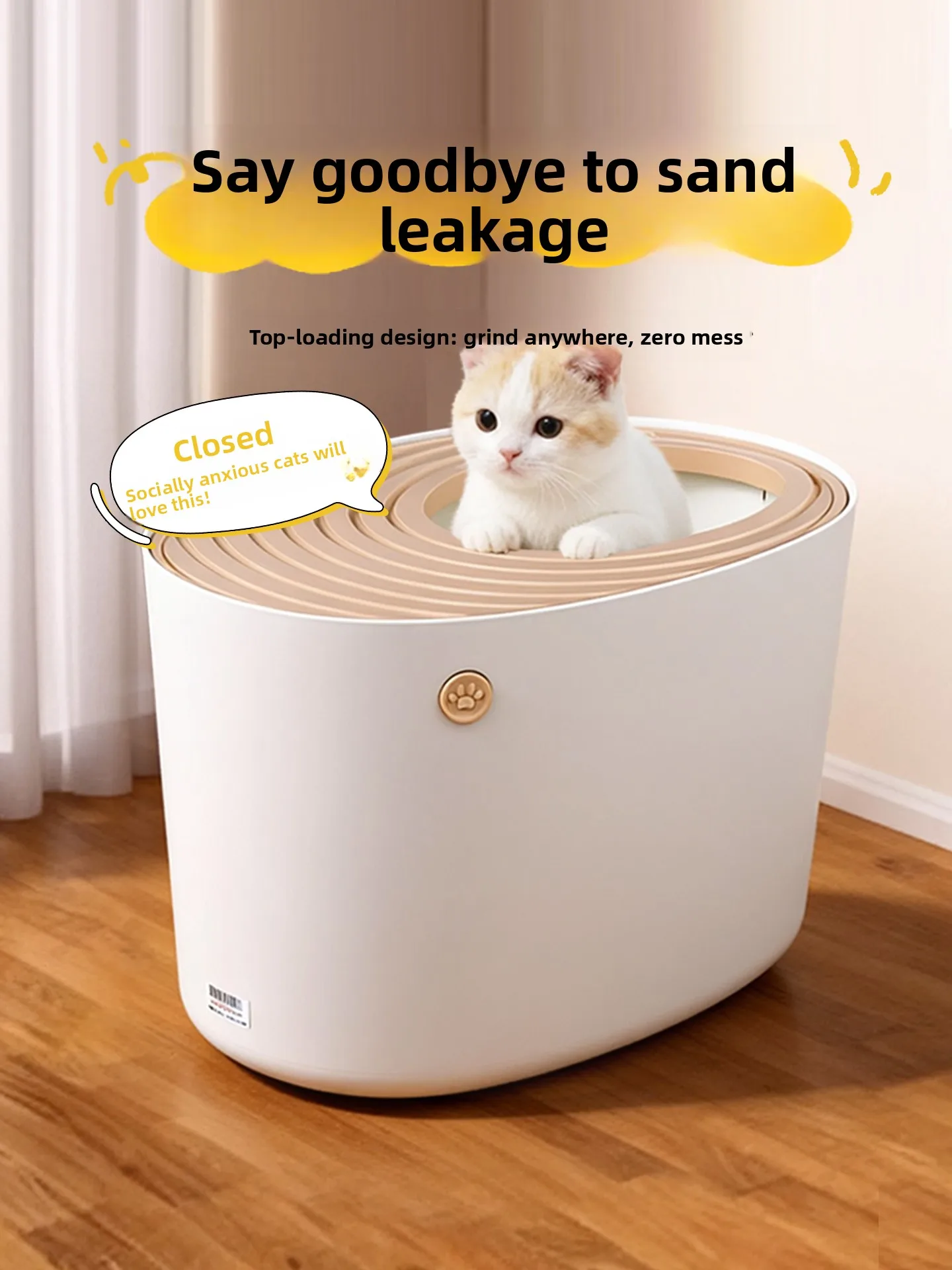 Alice Top-Inclusive Litter Box Semi-Enclosed Large Size Odor-Proof Toilet Suitable for Cats Pet Supplies Toilet
Alice Top-Inclusive Litter Box Semi-Enclosed Large Size Odor-Proof Toilet Suitable for Cats Pet Supplies Toilet