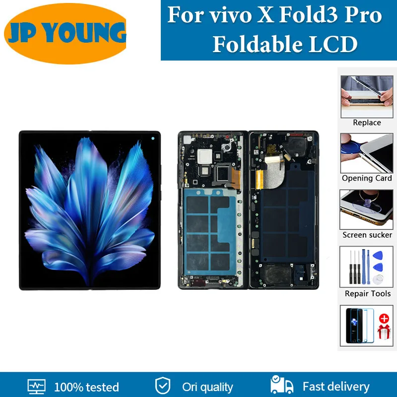AMOLED 8.03'' Foldable LCD For vivo X Fold3 Pro LCD Display V2337A Touch Panel Screen Digitizer For vivo X Fold 3Pro LCD Replace
AMOLED 8.03'' Foldable LCD For vivo X Fold3 Pro LCD Display V2337A Touch Panel Screen Digitizer For vivo X Fold 3Pro LCD Replace