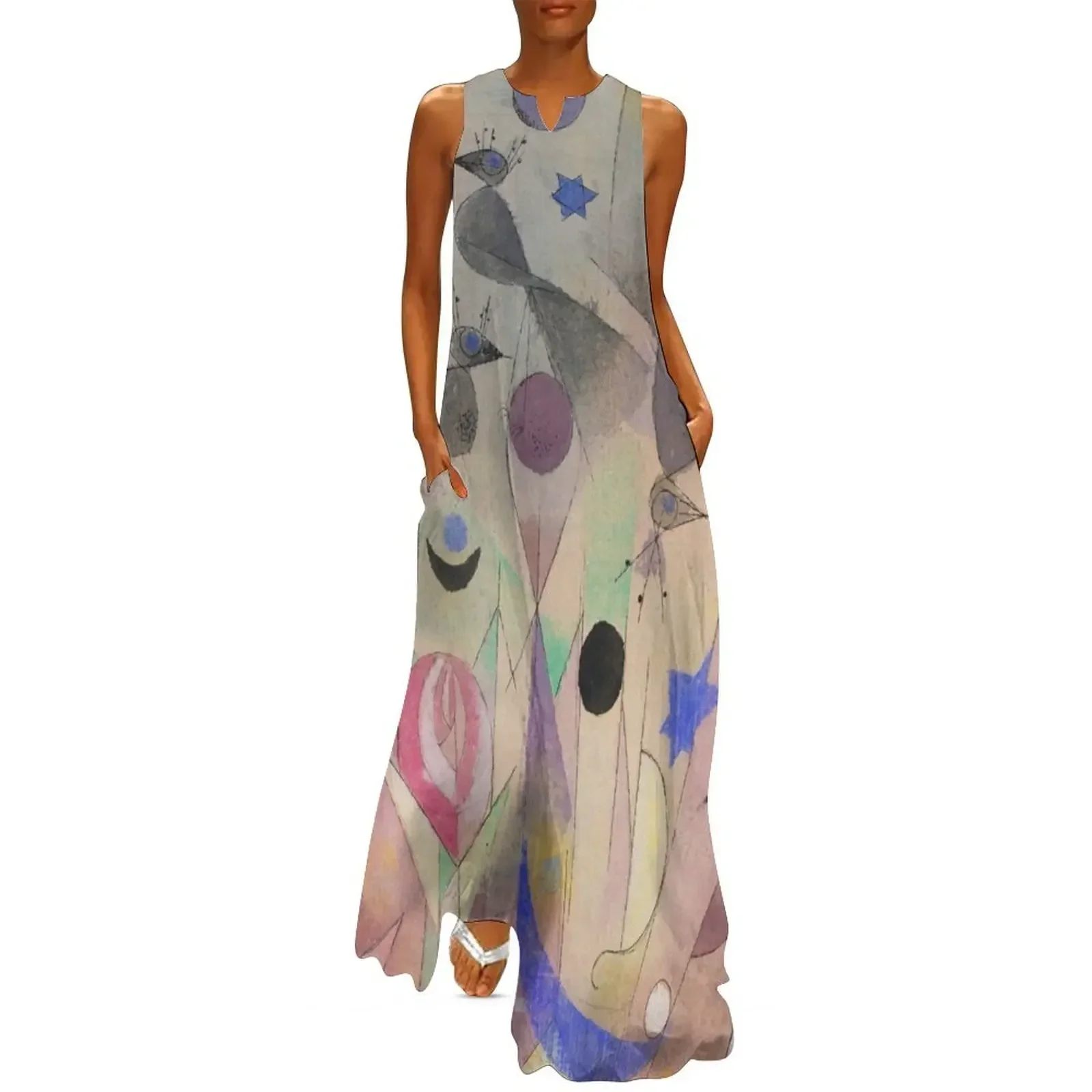 Persische Nachtigallen (Persian Nightingales) (1917) by Paul Klee Long Dress long sleeve dress Dress
Persische Nachtigallen (Persian Nightingales) (1917) by Paul Klee Long Dress long sleeve dress Dress