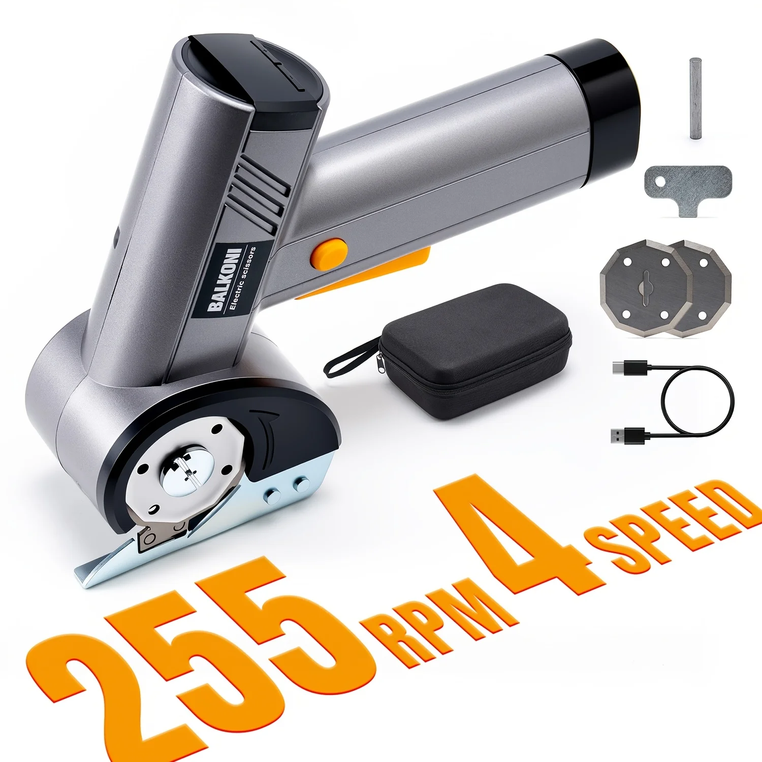 Industrial-Grade Cordless Electric Scissors with USB- Battery, USB Charging & 1300mAh Battery - Heavy-Duty Rotary Cutter Suitable for Cutting Fabric, Leather, Cardboard - Ergonomic Anti-Slip Handle, Safety Lock & LED Light
Industrial-Grade Cordless Electric Scissors with USB- Battery, USB Charging & 1300mAh Battery - Heavy-Duty Rotary Cutter Suitable for Cutting Fabric, Leather, Cardboard - Ergonomic Anti-Slip Handle, Safety Lock & LED Light