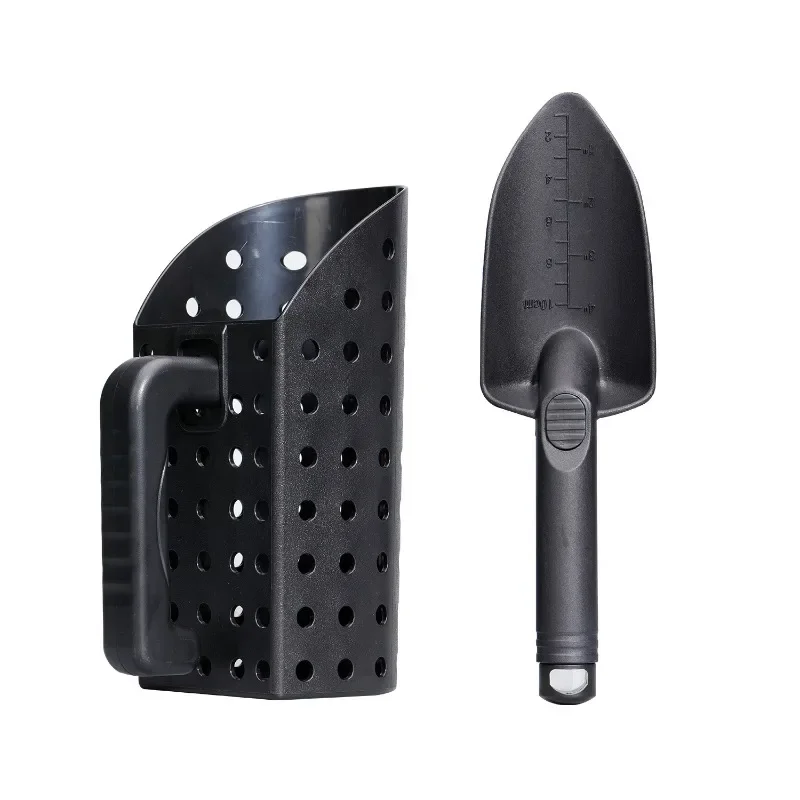 ABS Sand Scoop with Sieve, Hourglass Sand Bucket, Metal Detector Accessory, Beach Digging Tool
ABS Sand Scoop with Sieve, Hourglass Sand Bucket, Metal Detector Accessory, Beach Digging Tool