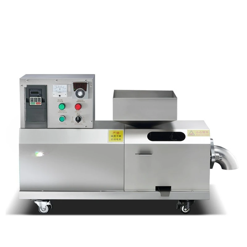 Commercial large oil mill rapeseed soybean peanut walnut edible oil spiral fryer
Commercial large oil mill rapeseed soybean peanut walnut edible oil spiral fryer