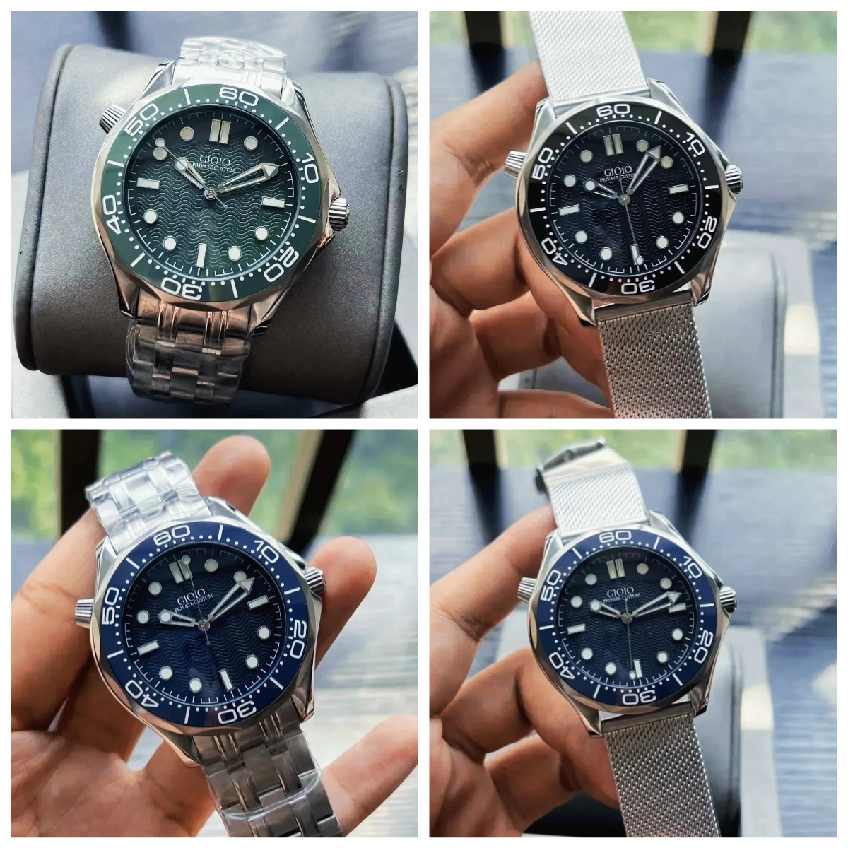 41mm Brand New Mens Luxury Automatic Mechanical Watches Fashion Black Blue Green Tone Sport Design Shockproof Luminous Daily
41mm Brand New Mens Luxury Automatic Mechanical Watches Fashion Black Blue Green Tone Sport Design Shockproof Luminous Daily