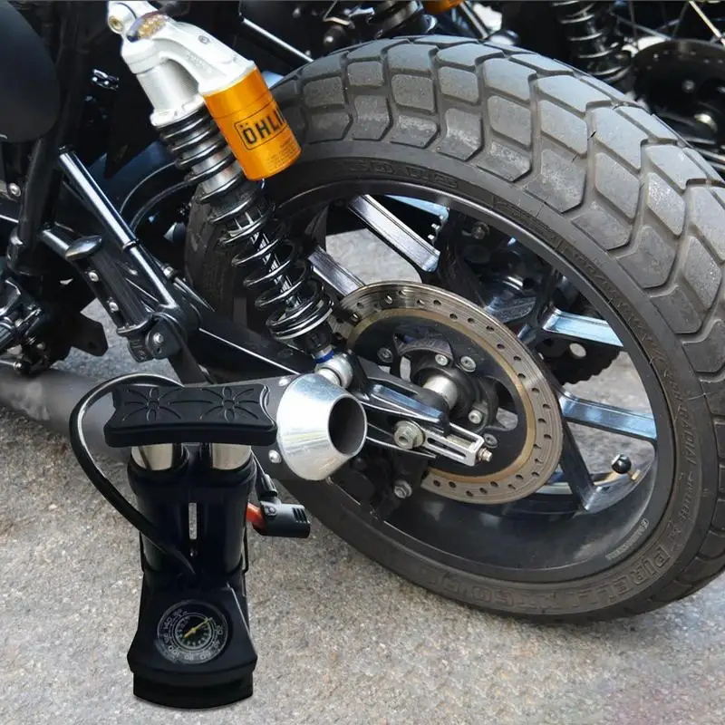 Foot Pedal Air Pump Double Barrel Pedal Air Pump For Bikes Portable Tire Inflator Cycling Accessories Accurate Pressure Gauge
Foot Pedal Air Pump Double Barrel Pedal Air Pump For Bikes Portable Tire Inflator Cycling Accessories Accurate Pressure Gauge